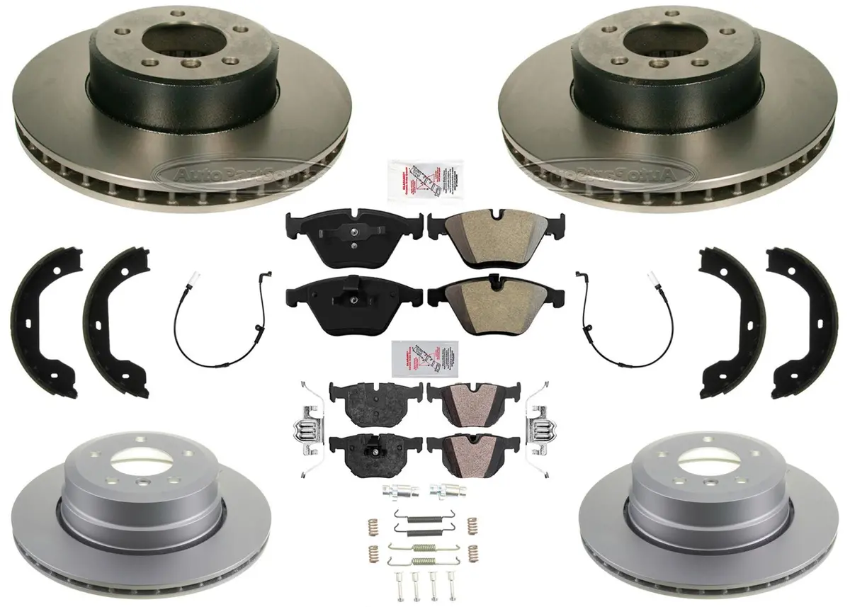 Performance Carbon Disc Brake Rotors Pads For Bmw 2006 2007 525Xi 2008 Bmw 528Xi 1