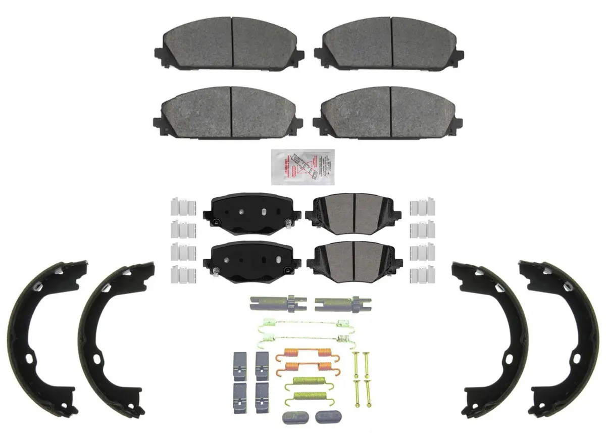 Asd Disc Brake Pads Parking Shoe For Dodge Durango Special Service Police 21-24 1