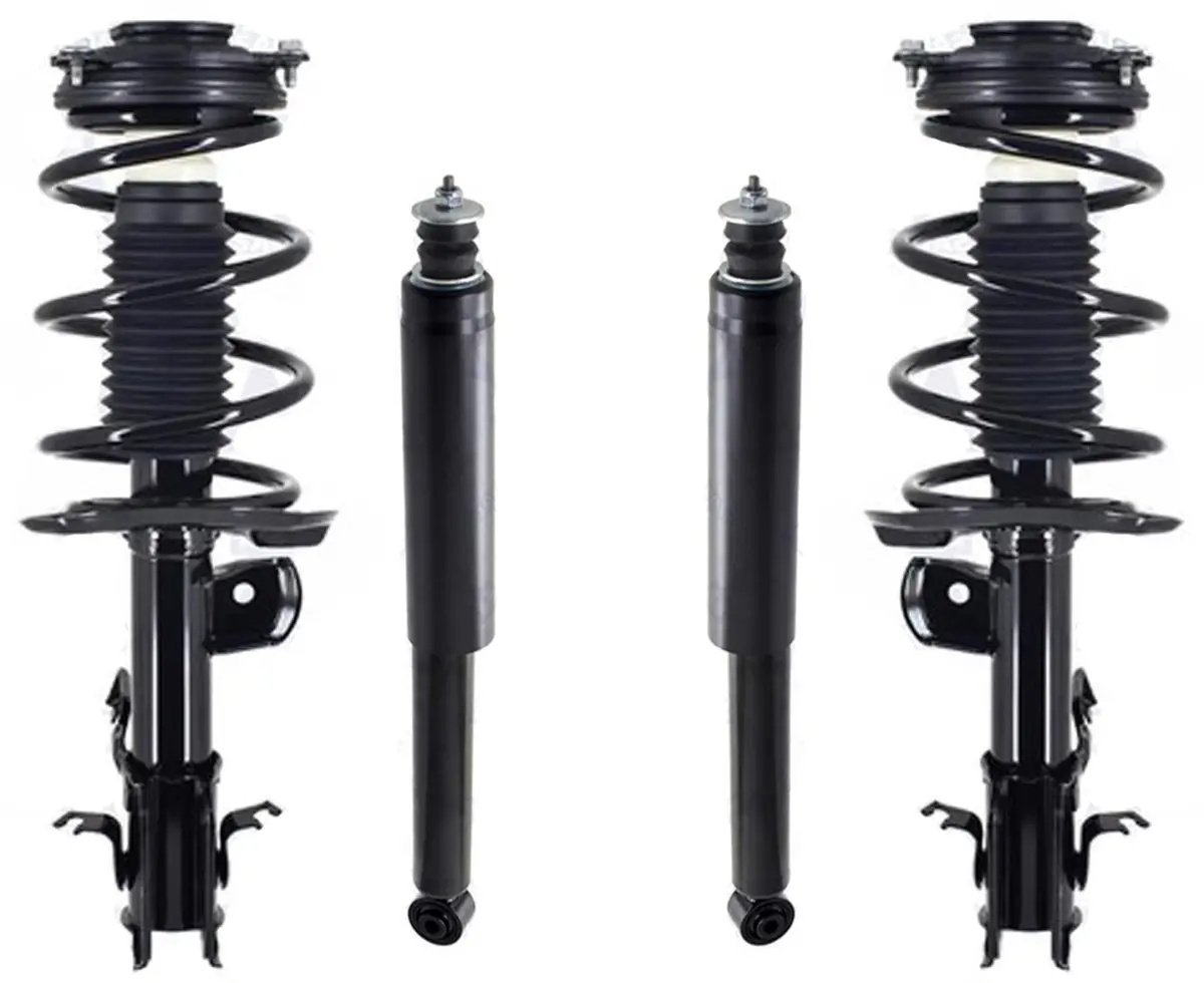 Front Struts & Rear Complete Shocks W/ Mounts For Nissan Sentra 2014 2015 2019 1