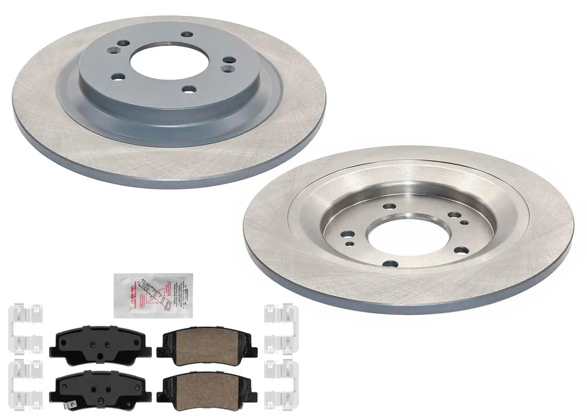 Rear Disc Brake Rotors & Disc Brake Pads For Hyundai Tucson 2022 2023 2024 1