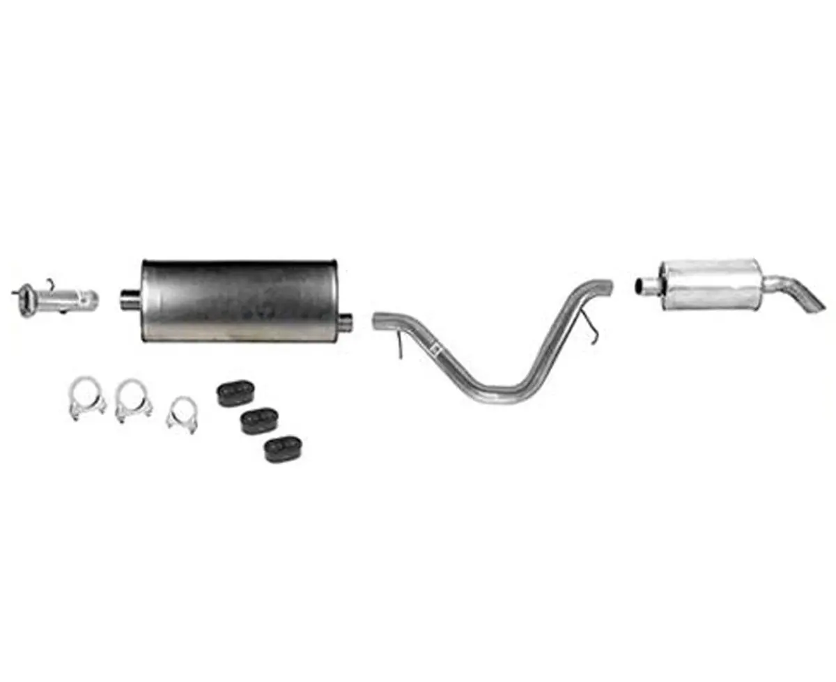 For 02-05 4.2L Chevrolet Trailblazer 113 Standard Wheel Base Full Exhaust System 1
