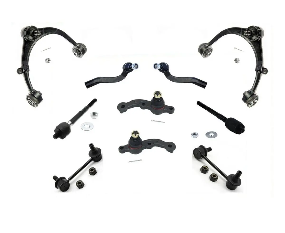 Front Upper Control Arms Ball Joitns Tie Rods & Links For Lexus Ls400 1998-2000 1