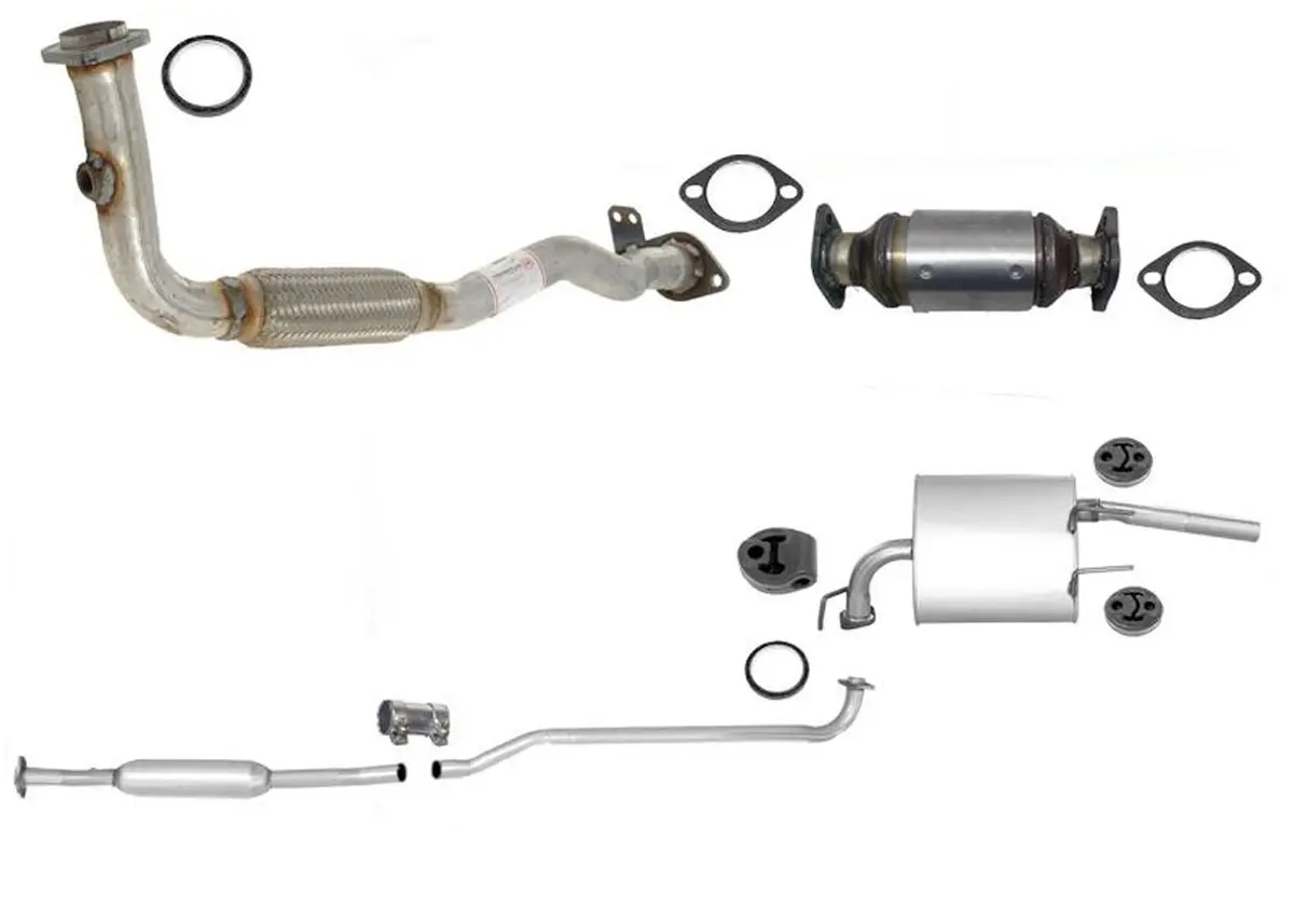 For 96-97 Corolla 1.6L 1.8L Federal Emissions Complete Exhaust System Muffler 1