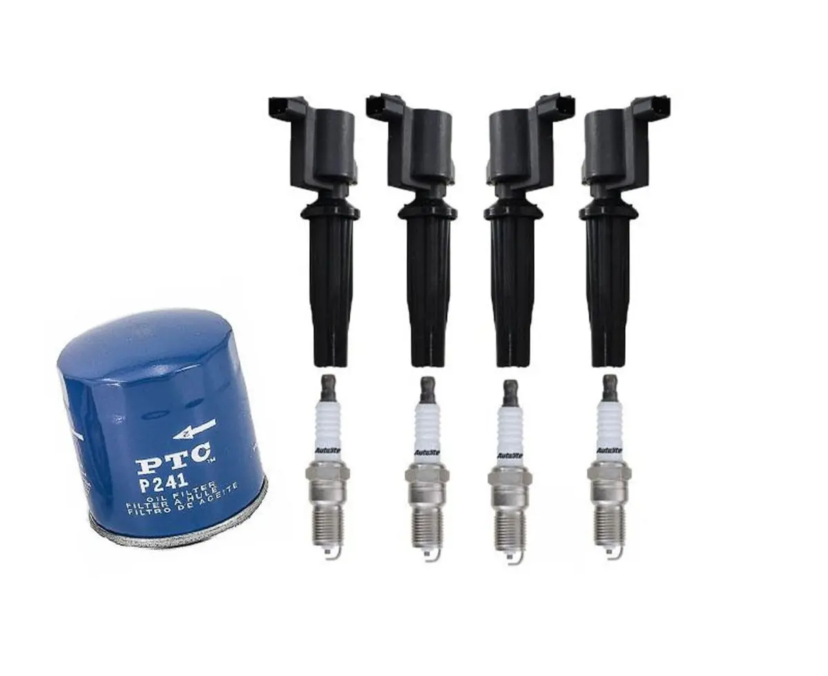 Ignition Coils Platinum Spark Plugs Tune Up Kit For Ford Focus 2.0L 2005-2011 1