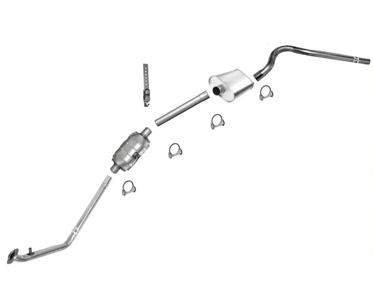 Catalytic Converter Muffler Pipe Exhaust System For Jeep Cj7 4.2L 85-86 1