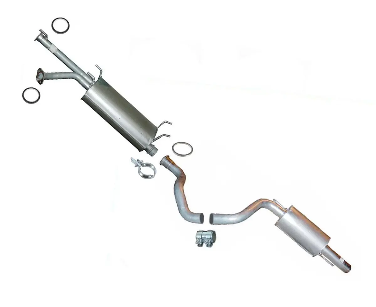 Muffler Resonator Pipes Exhaust System Toyota Sequoia 4.7L 2001 2003 2004 2007 1