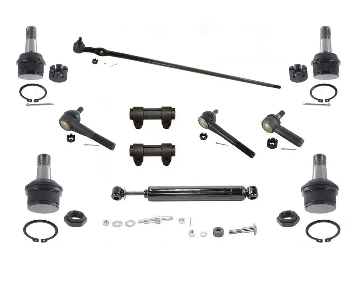 Drag Link Tie Rod Ball Joints 11Pc For Chevrolet K10 Pick Up 4 Wheel Drive 81-91 1
