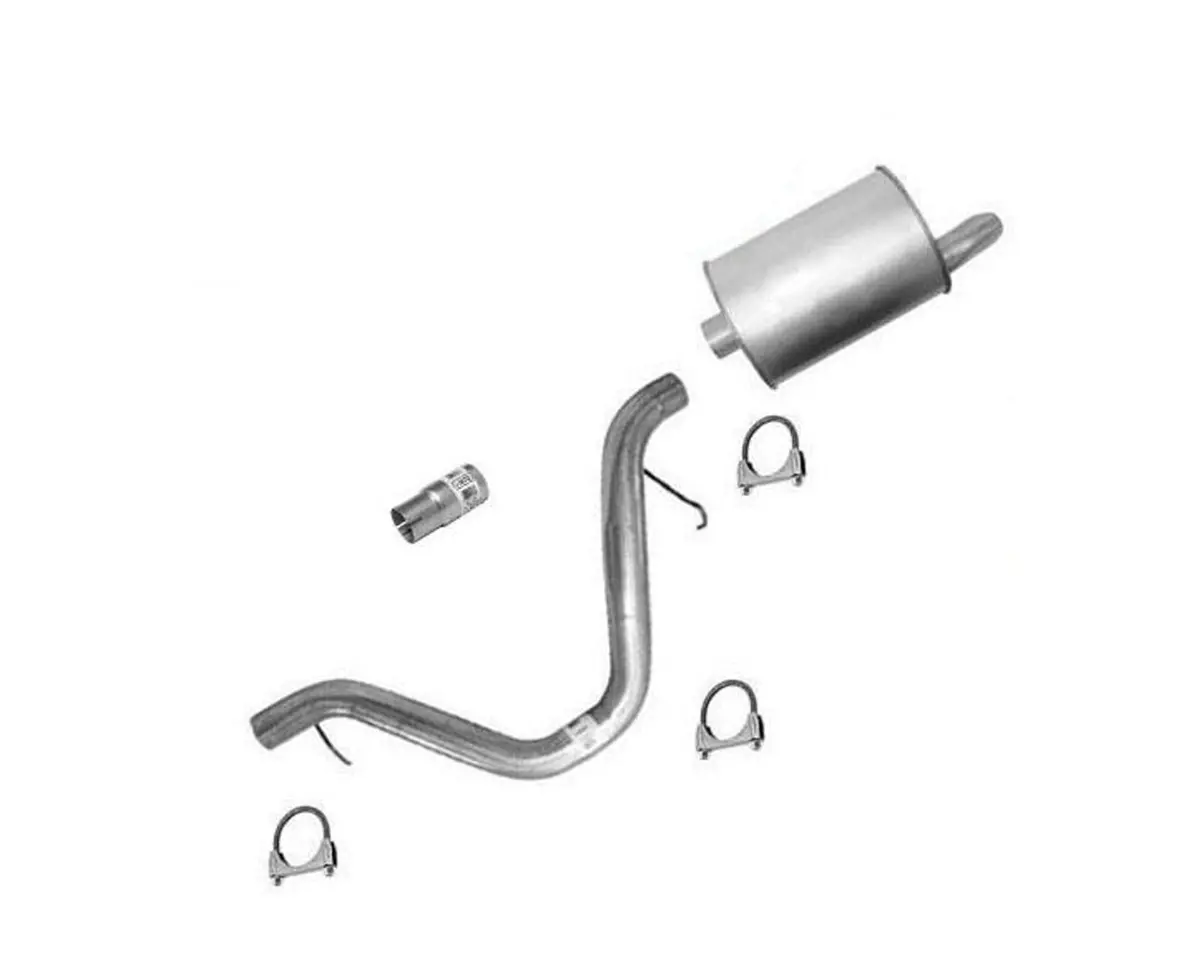 Rear Axle Pipe Muffler For 04-07 Buick Rainer 02-09 Chevrolet Trailblazer 4.2L 1