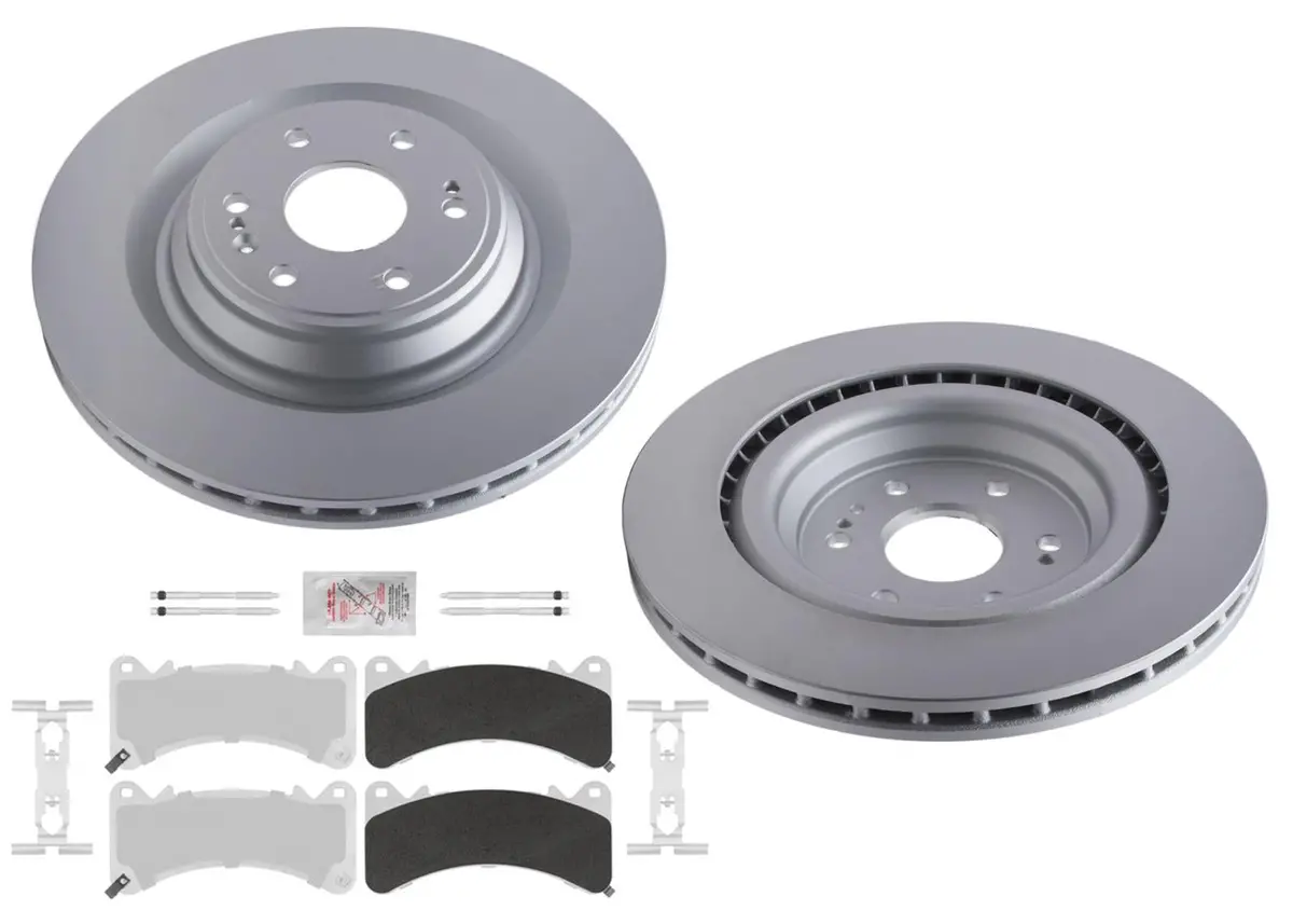 Ft Heavy Duty 410Mm Disc Brake Rotors Pads For Gmc Yukon W/ Brem Braking 15-20 1