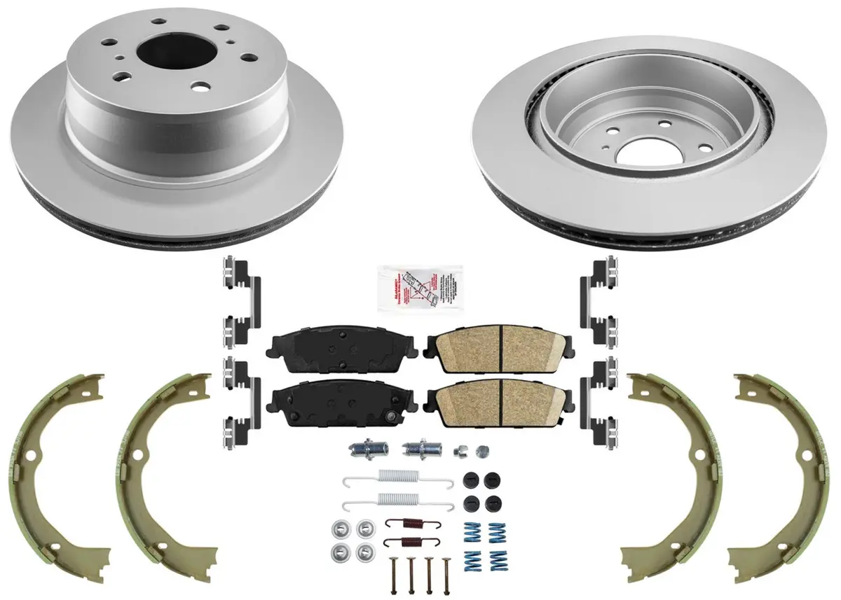 Rear Heavy Duty Disc Brake Rotors Pads For Gmc Yukon W/ Brem Braking 15-20 1
