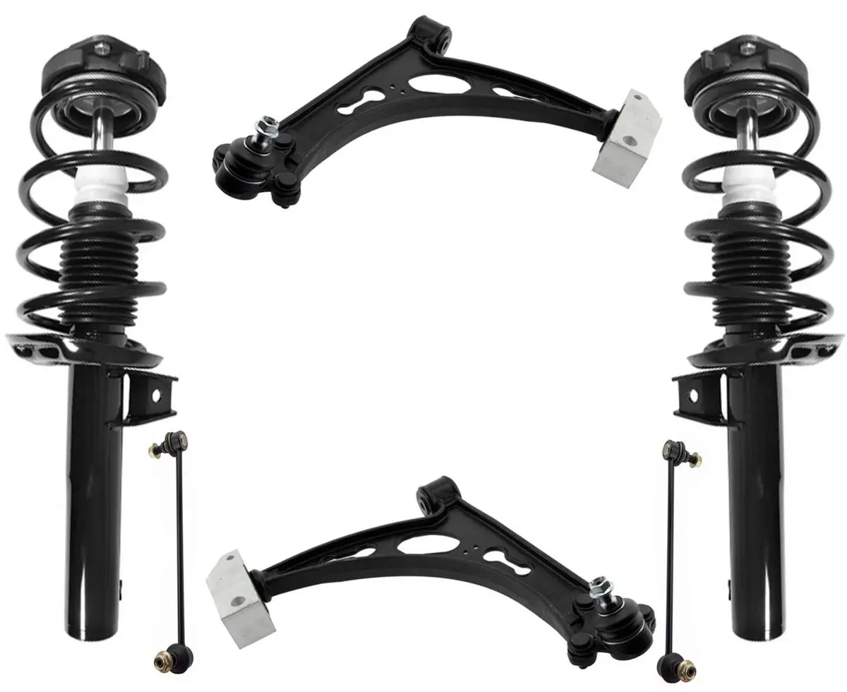 Front Struts Lower Control Arms & Links For Jetta 2006-14 W Dynamic Headlights 1