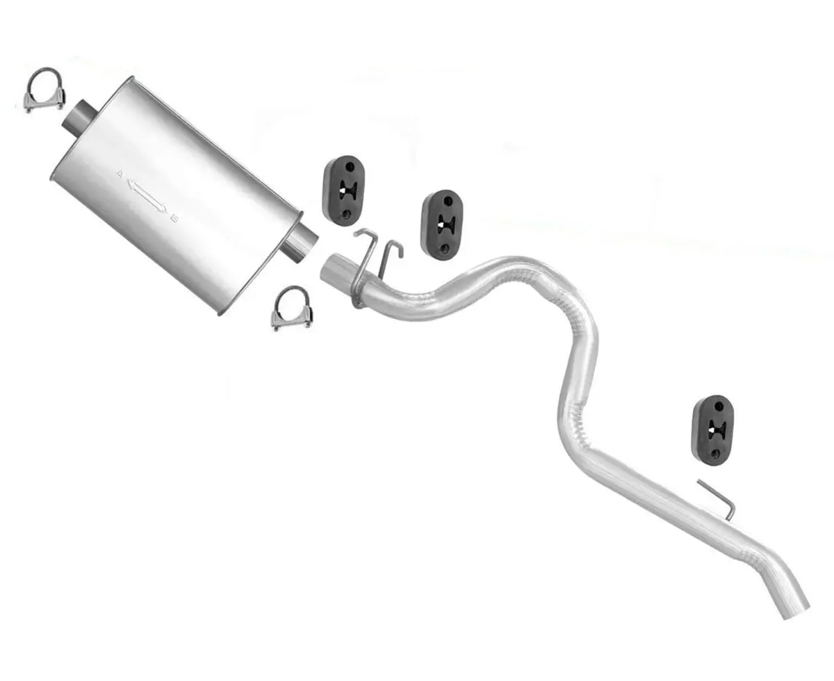 Muffler Tail Pipe Exhaust System For Jeep Wrangler 2.5L 4.0L 1993 1994 1995 1