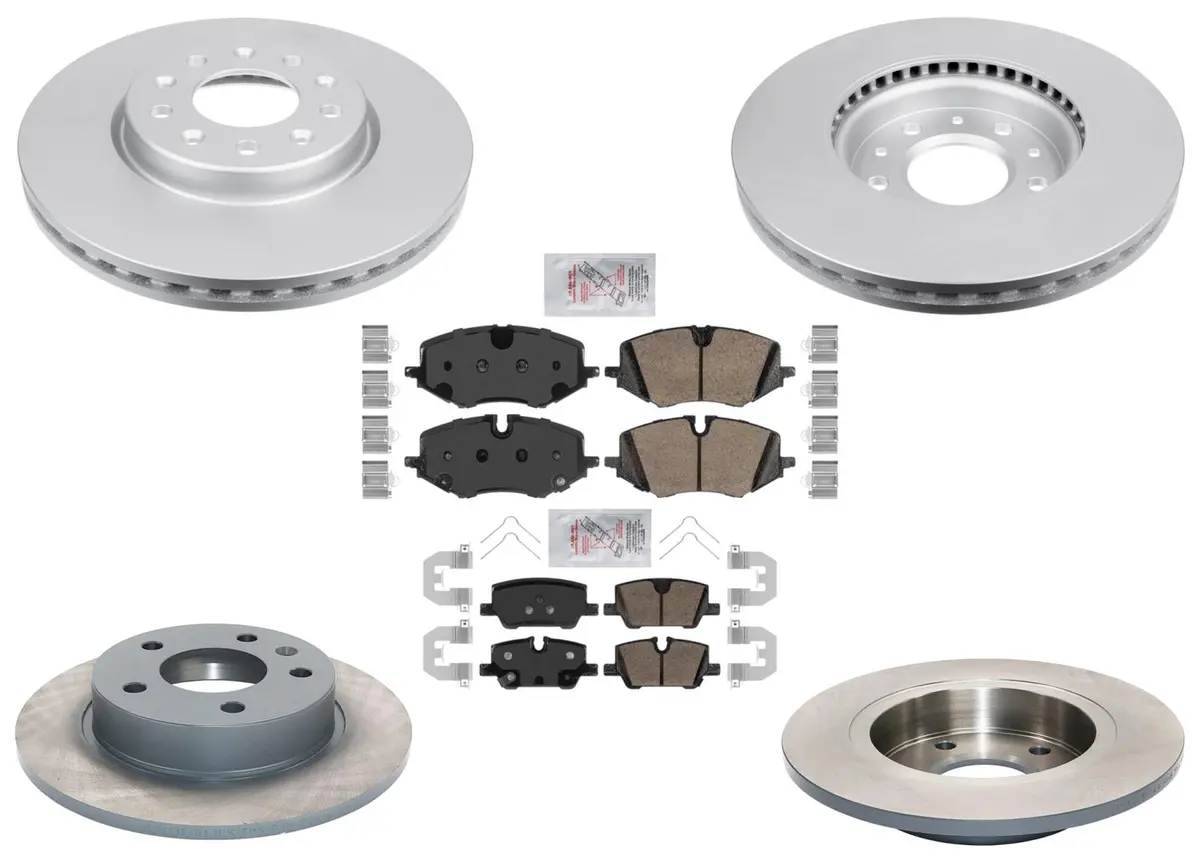 Ameripro Disc Brake Rotors Ceramic Pads Hardware For Chevrolet Trailblazer 20-24 1