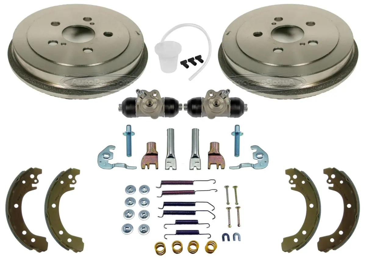 Drums Shoes & Wheel Cylinders For Toyota Corolla 03-08 Vin Starting In 1,2,3,4,5 1