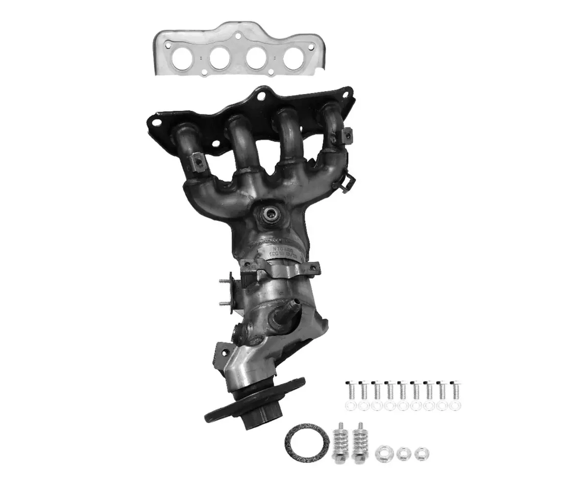 Front Manifold Catalytic Converter W/ Gaskets For Mazda 2 1.5L 2011 2013 2014 1