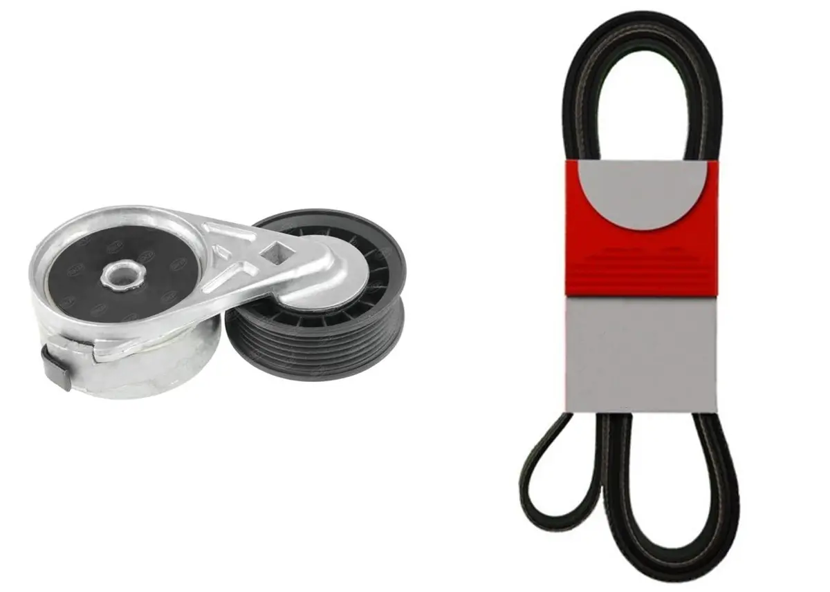 Engine Belt & Engine Belt Tensioner For Ford Ranger 97 1998 1999 2000 4.0 W A.C 1