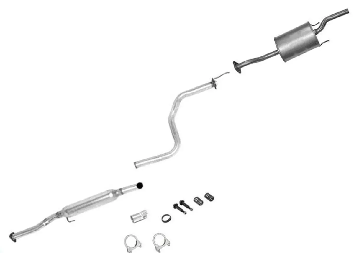 Extension Pipe Muffler Exhaust System For Honda Civic 1996-2000 Cx Dx Hatchback 1