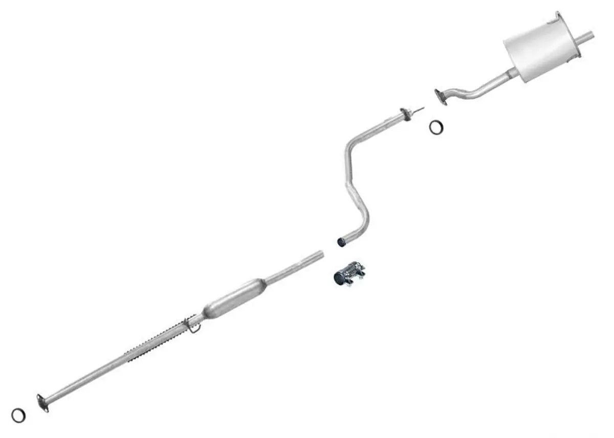 Exhaust System Oe Style Muffler For 1996-2000 Honda Civic Cx Dx 3 Door Hatchback 1