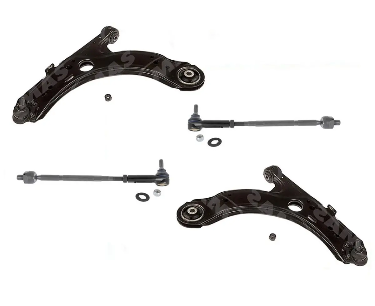 All Control Arms Ball Joints Tie Rods For Volkswagen Beetle 1999-2010 6Pc 1