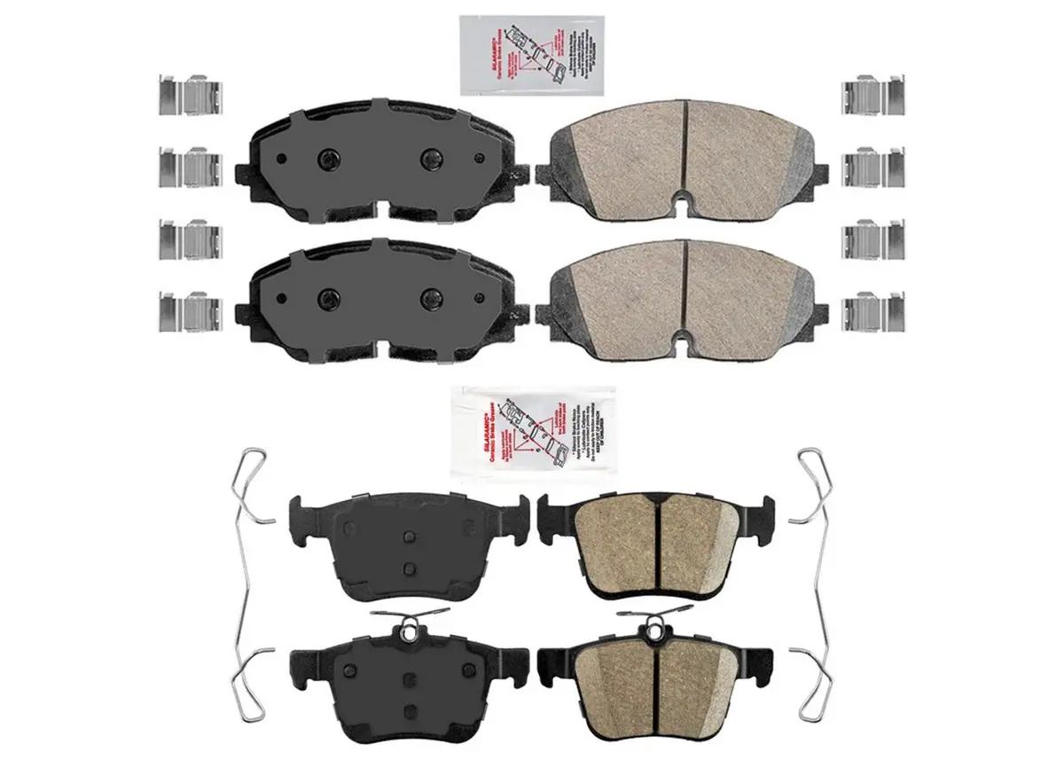 Front Rear Ceramic Disc Brake Pads For Volkswagen Atlas Altas Cross 2018-2024 1
