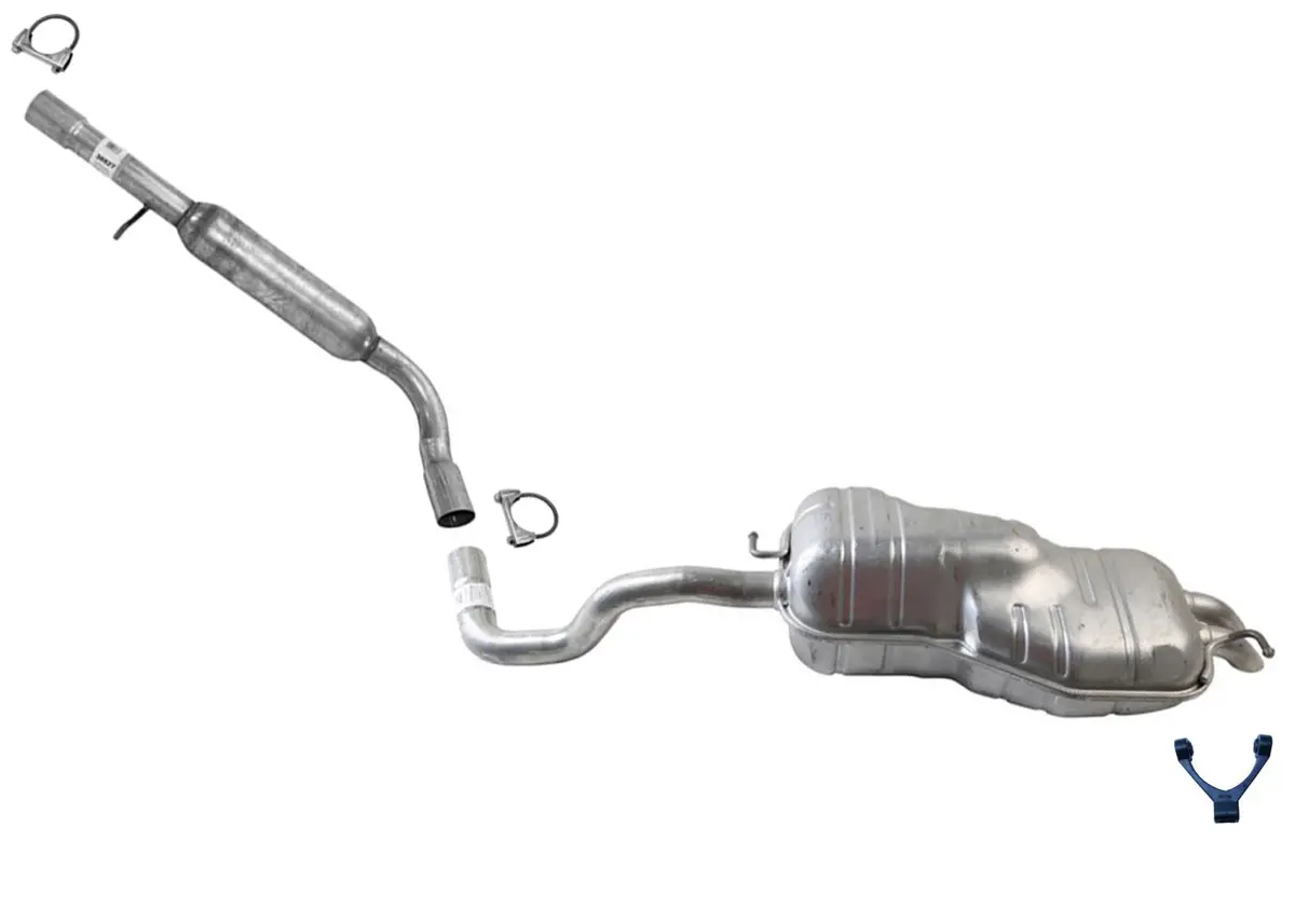 Resonator Rear Muffler Exhaust System For Volkswagen Beetle 1999-2005 1.8L 1