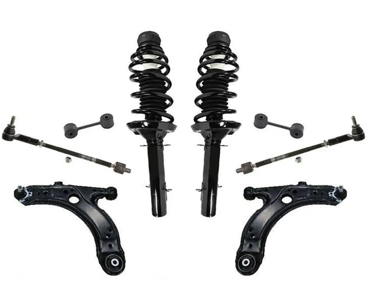 Front Struts Lower Control Arms Tie Rods Sway Bar Links Beetle Cabriolet 03-05 1
