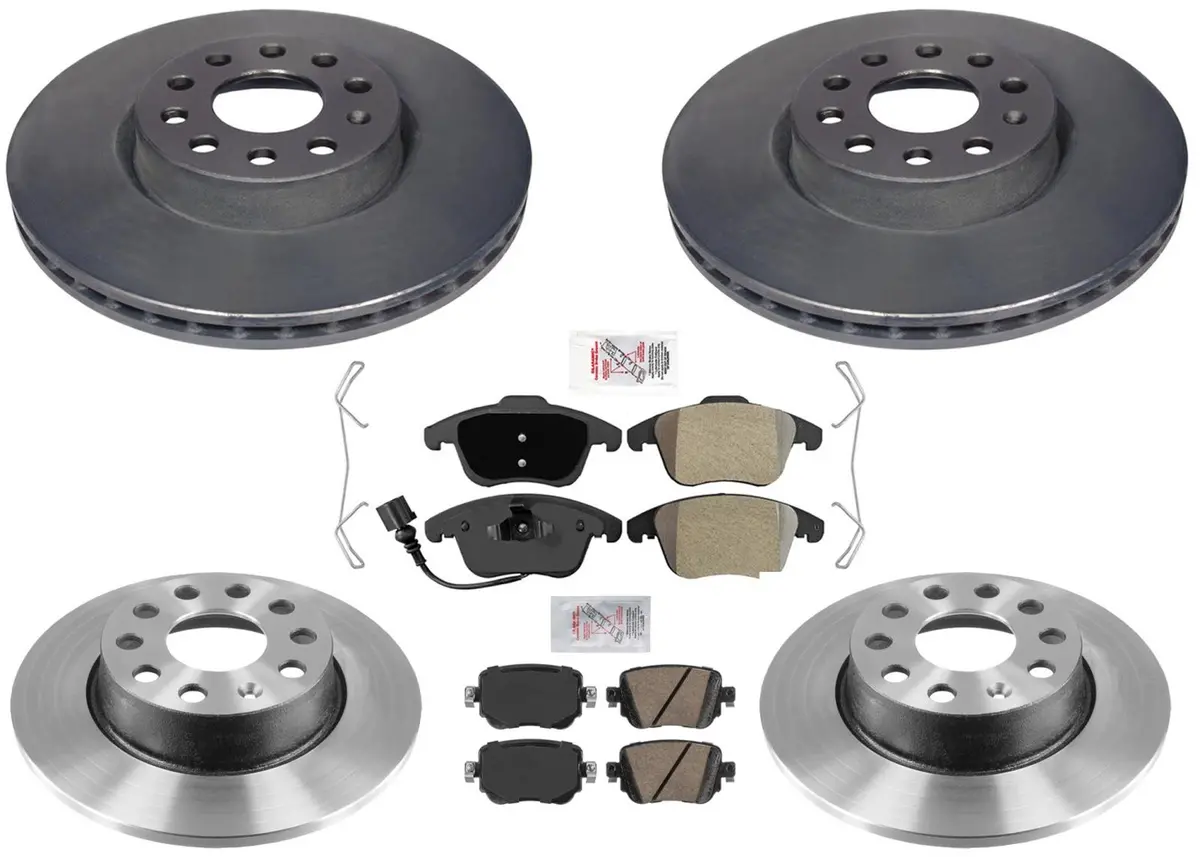 Carbon Performance Disc Brake Rotors Brake Pads For Volkswagen Passat 2015-2021 1