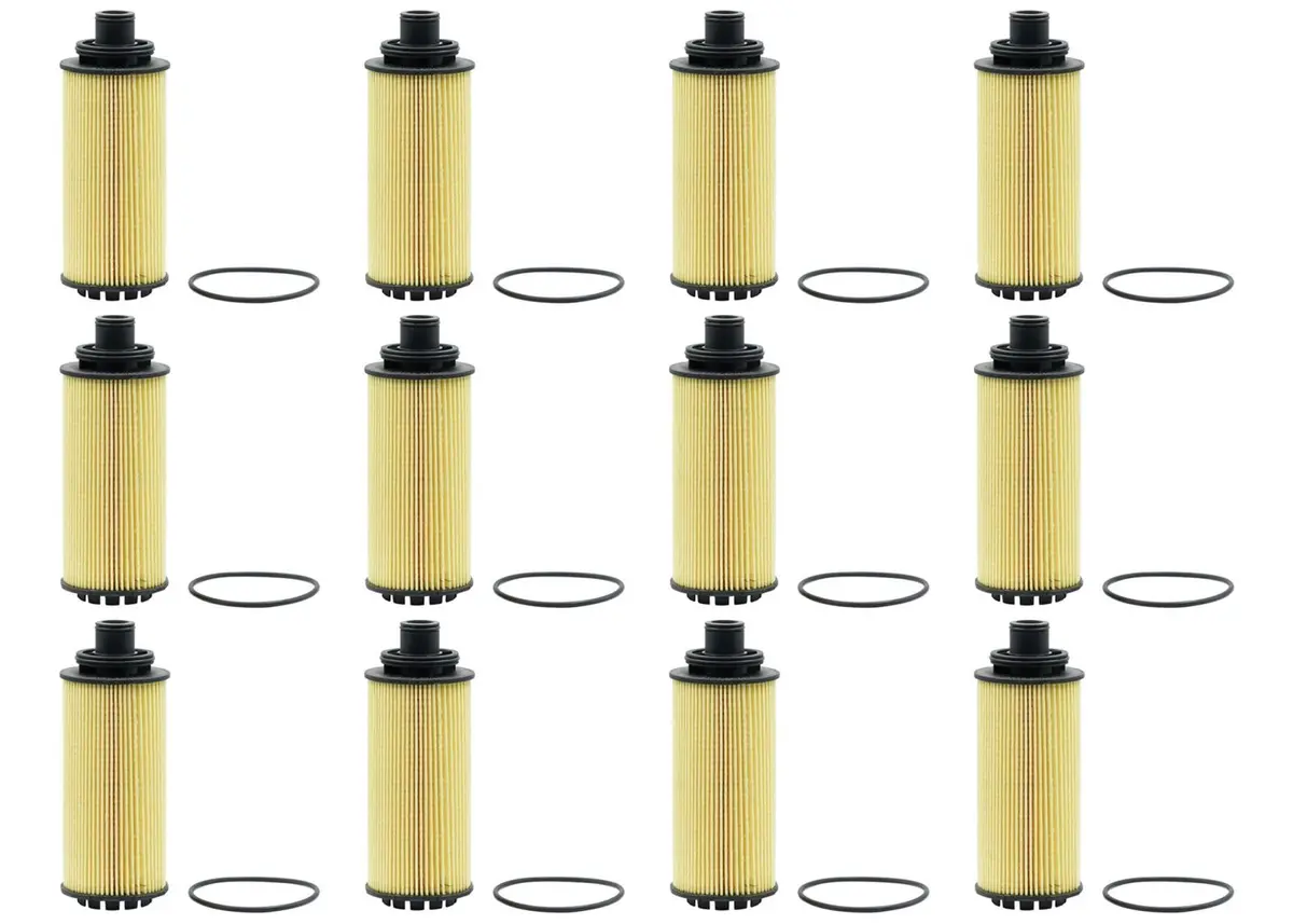 Engine Oil Filter 12 Pack For Chevrolet Colorado 2016 2017 2018-2022 2.8L Diesel 1