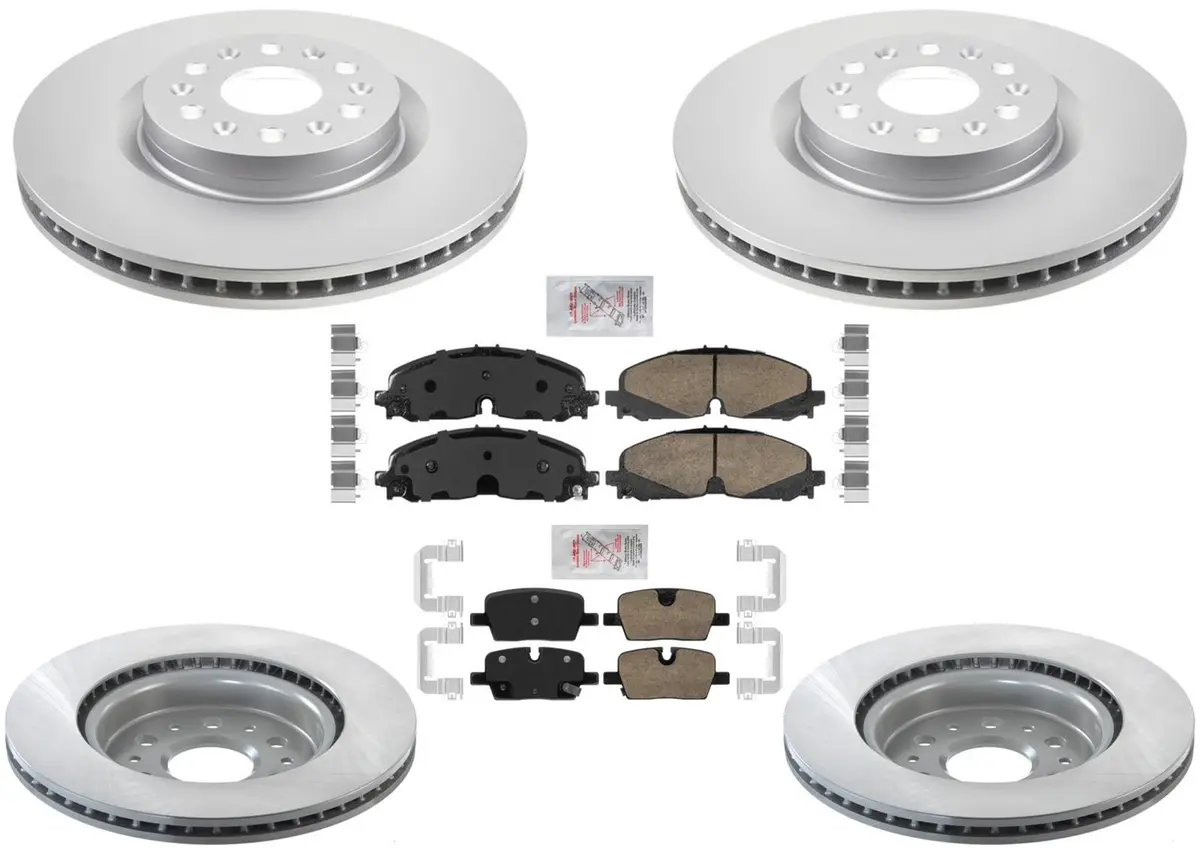 Fr Disc Brake Rotors Brake Pads For Cadillac Xt5 Xt6 2021-2023 345Mm No Brem Bo 1