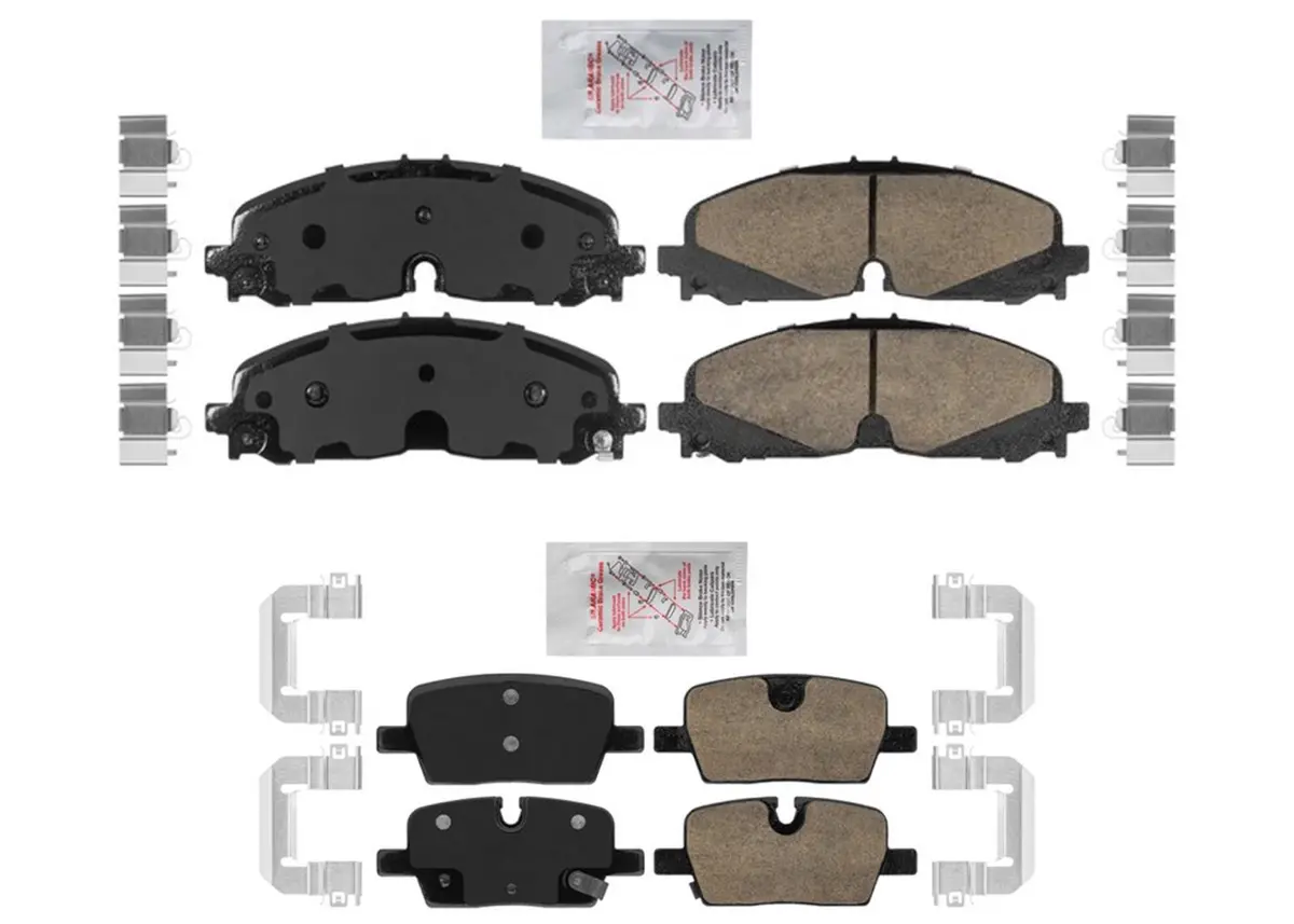 Front Rear Disc Brake Pads For 2021-2023 Cadillac Xt5 Xt6 345Mm No Brem Bo 1