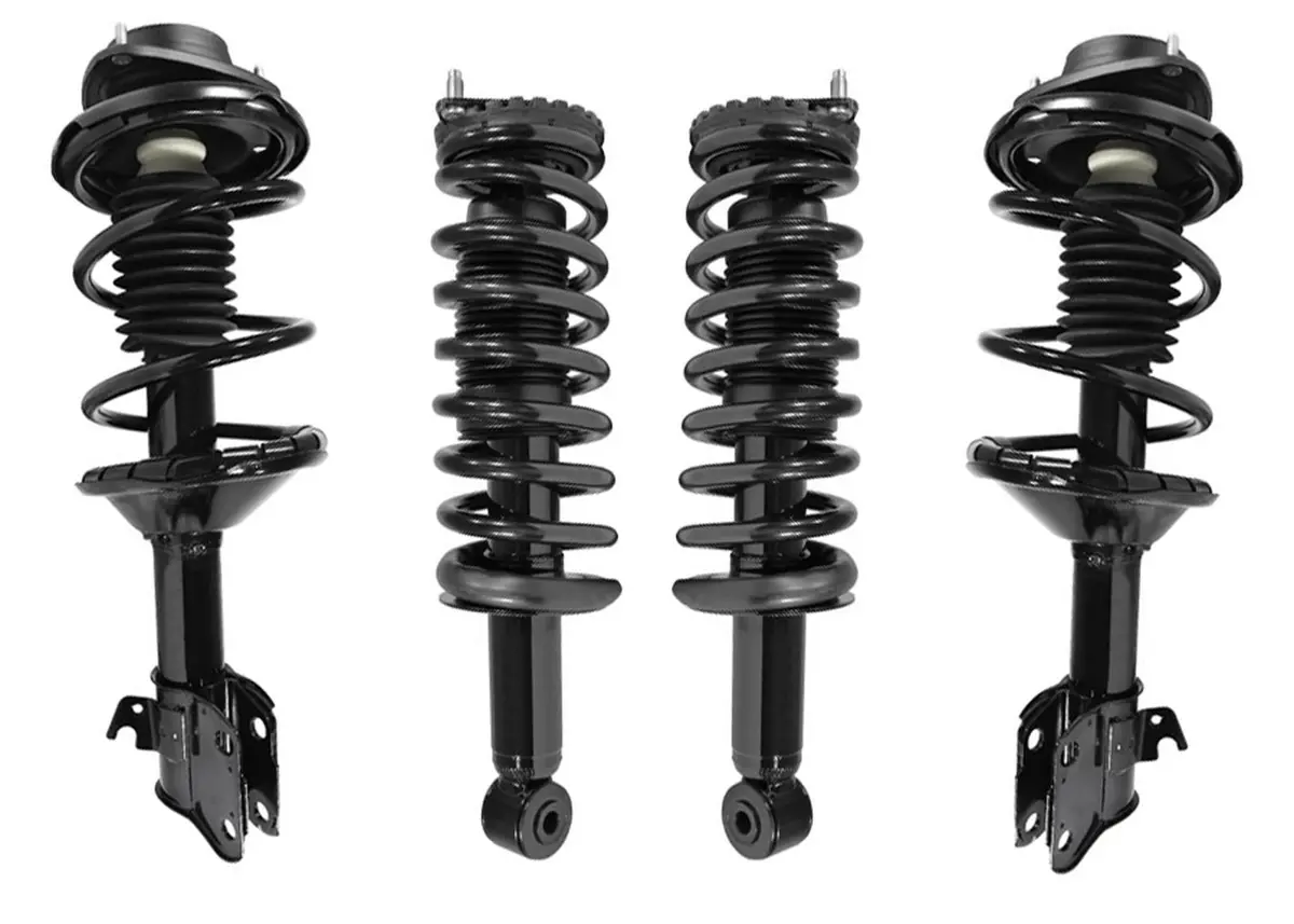 Front & Rear Complete Struts W/ Coil Spring For Subaru Legacy Gt Sedan 2000-2002 1