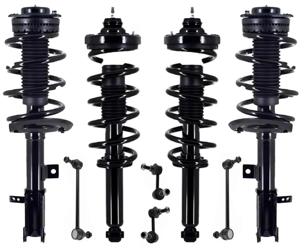 Front & Rear Complete Struts & Links For Journey 2.4L Front Wheel Drive 11-2020 1