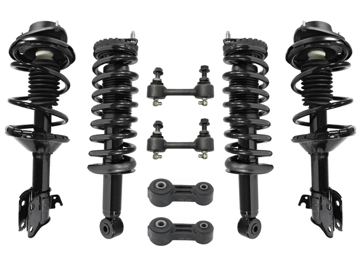 Front & Rear Complete Struts W/ Coil Spring For Subaru Legacy Sedan 2003-2004 1