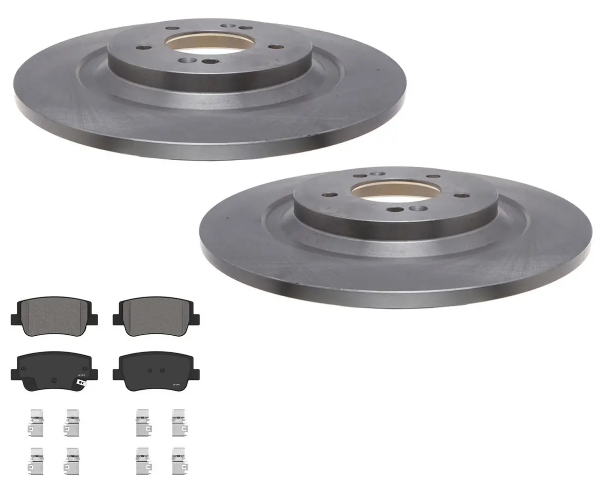 Rear Disc Brake Rotors Brake Pads For 2021 2022 2024 Hyundai Sonata N Kia K5 1