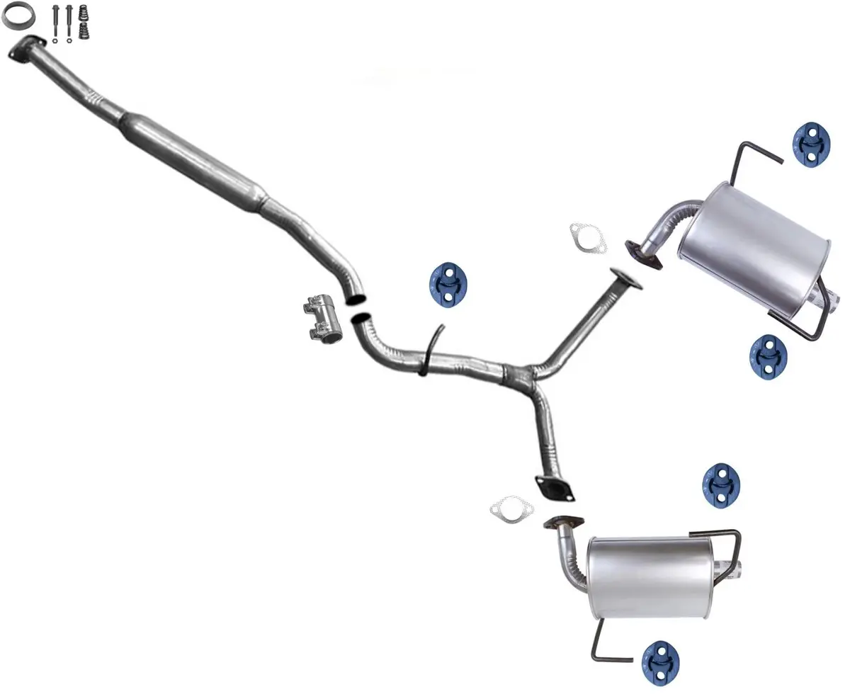 Exhaust System Res Pipe Mufflers For 2009-2011 Subaru Impreza 2.5 Natural 4Door 1