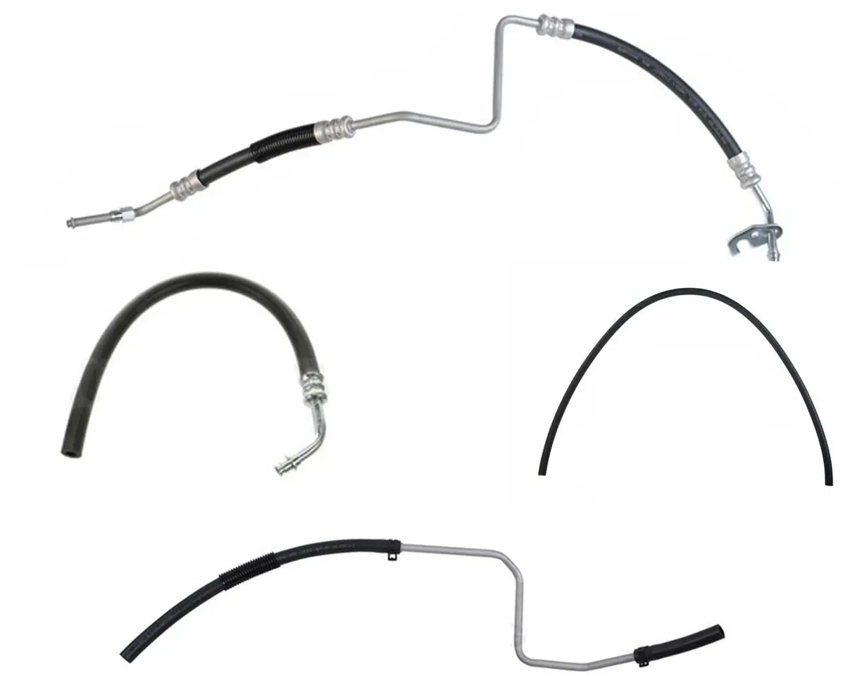 Power Steering Pressure Return Hose For 2008-2010 Hummer H3 With Finned Cooler 1