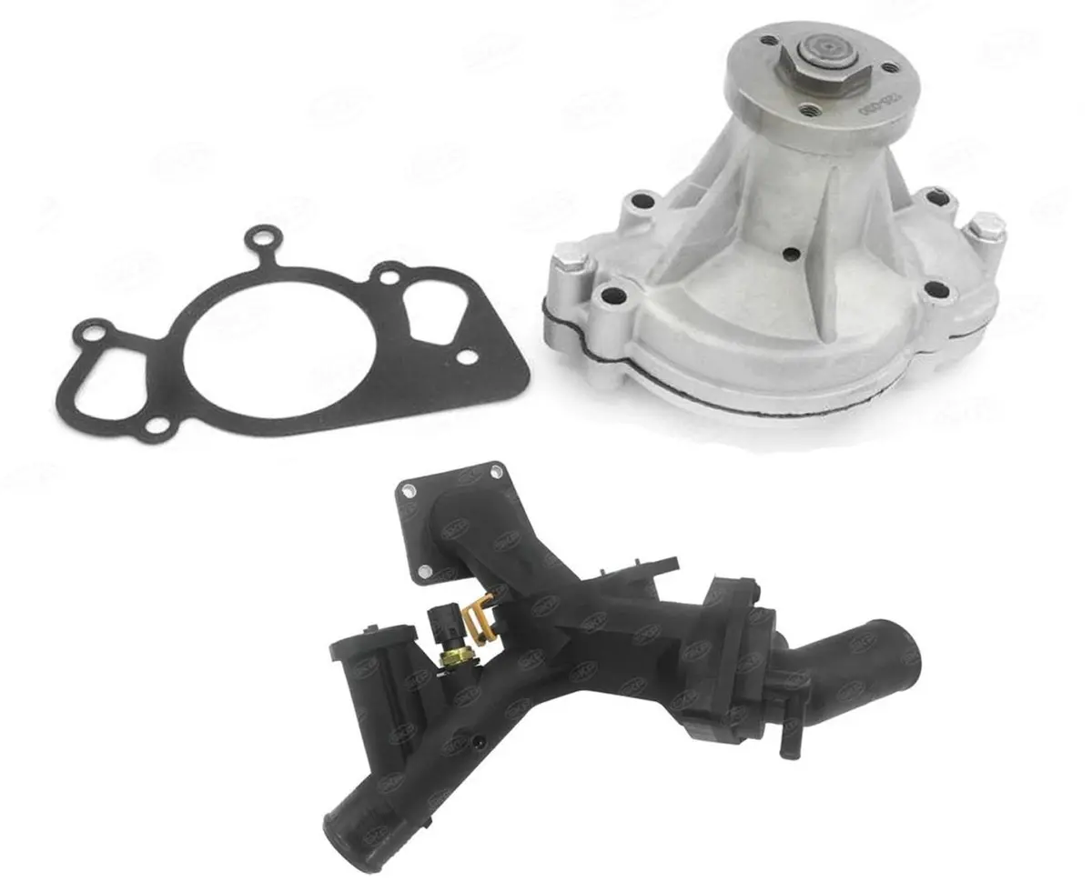 Engine Cooling Water Pump Thermostat & Housing For 2005-09 Land Rover Lr3 4.4L 1