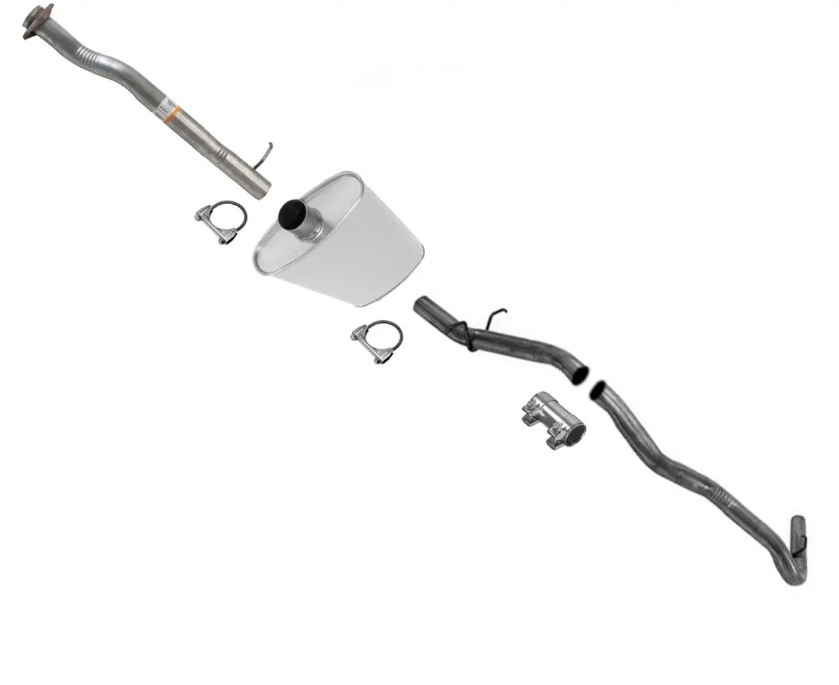 Fits 1992-1993 2 Wheel Drive S10 S15 2.8L Pick Up 117 Wb Muffler Exhaust System 1