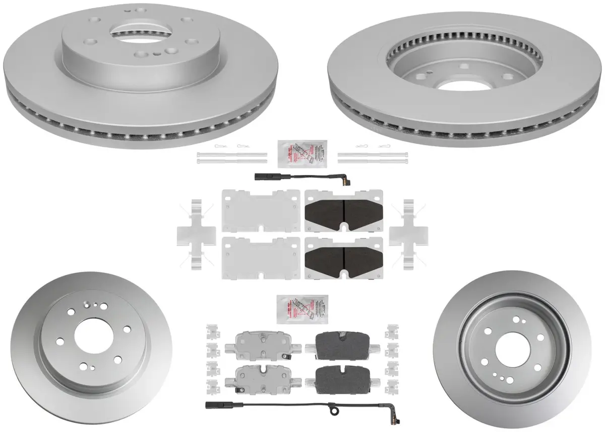 Fleet Duty Coated Disc Brake Rotors Brake Pads Sensor For Chevrolet Tahoe 21-25 1