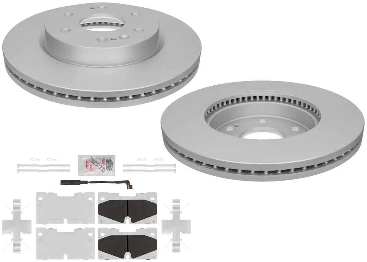 Front Coated Disc Brake Rotors Ceramic Pads Sensor For Chevrolet Tahoe 2021-25 1