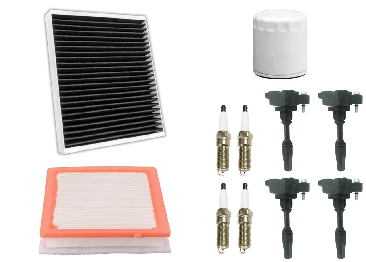 Ignition Coil & Air Cabin Filter Spark Plugs For Buick Envision 2016-2018 2.0L 1