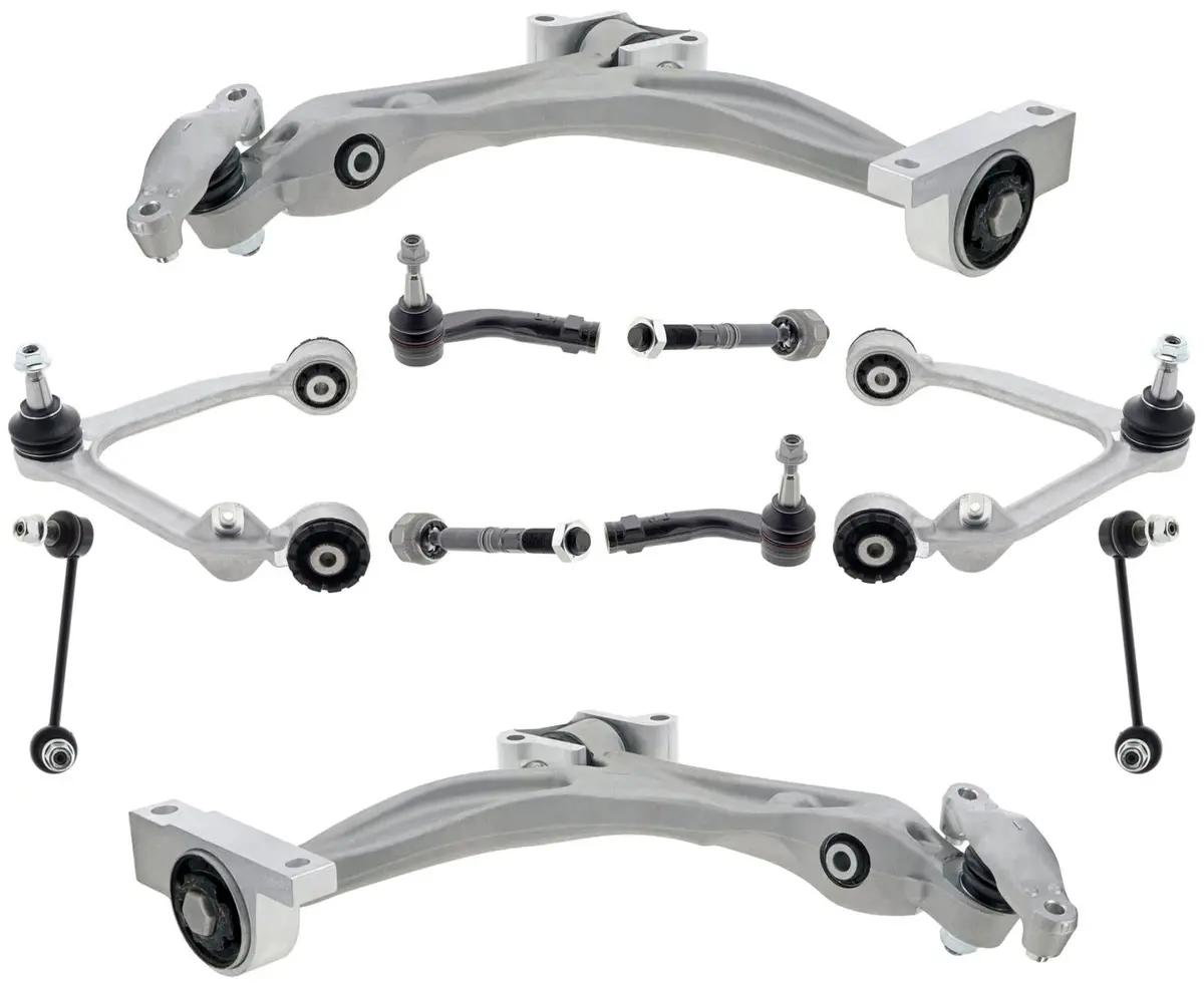 Upper Lower Control Arms W/ Ball Joints Tie Rods & Links For V60 2019-2024 1