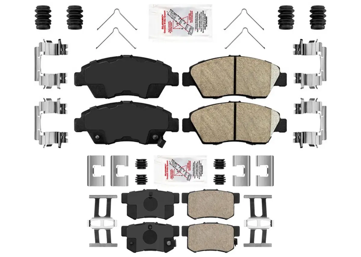 Front Rear Ame Ceramic Disc Brake Pads For Acura Rsx 2002-2006 (No Type S) 1