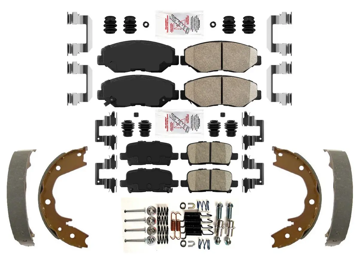 Ceramic Disc Brake Pads Parking Shoes For Honda Pilot 2003 2004 2005 2008 1