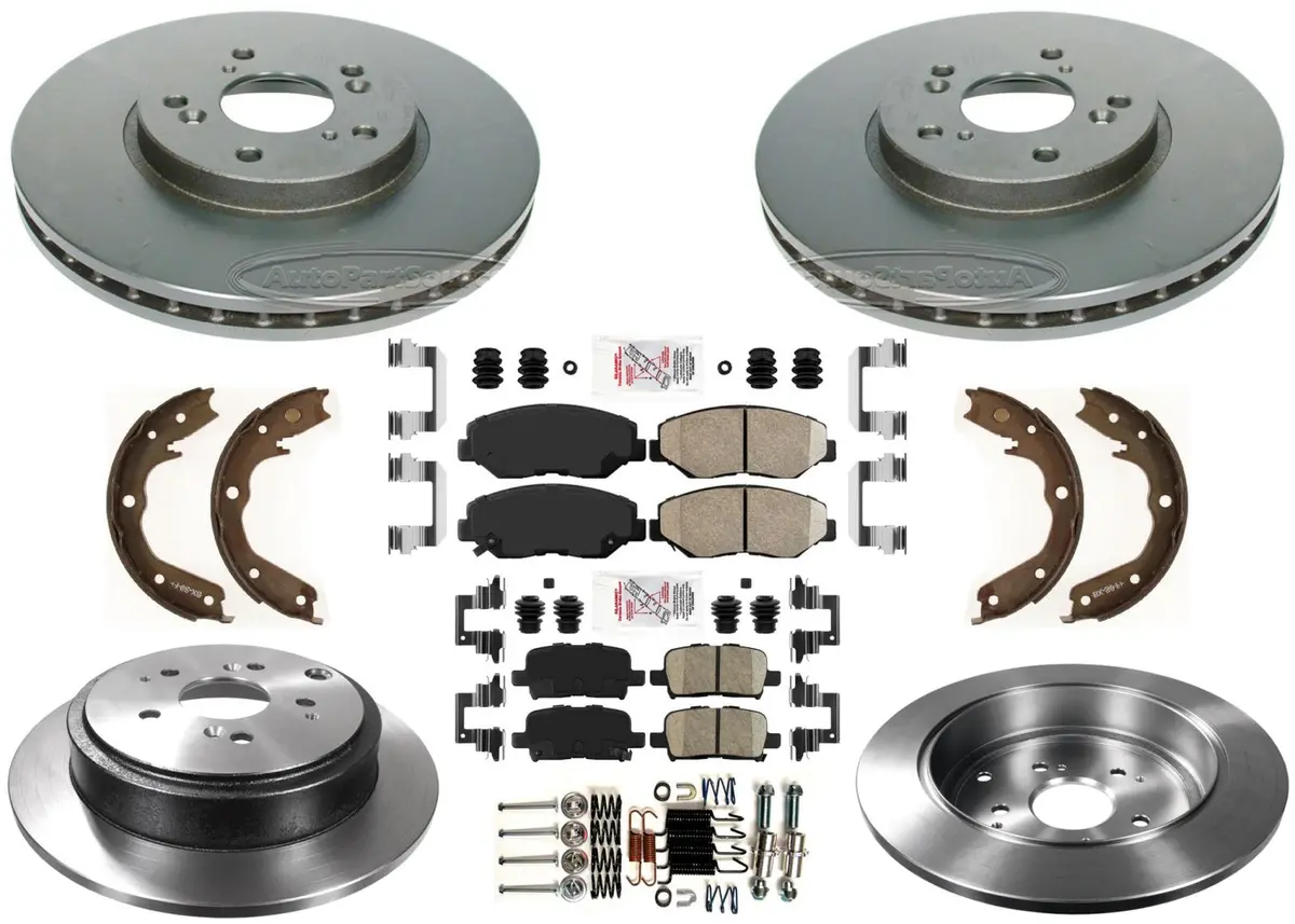 Performance Disc Brake Rotors Ceramic Pads For Honda Pilot 2003 2004 2005 2008 1