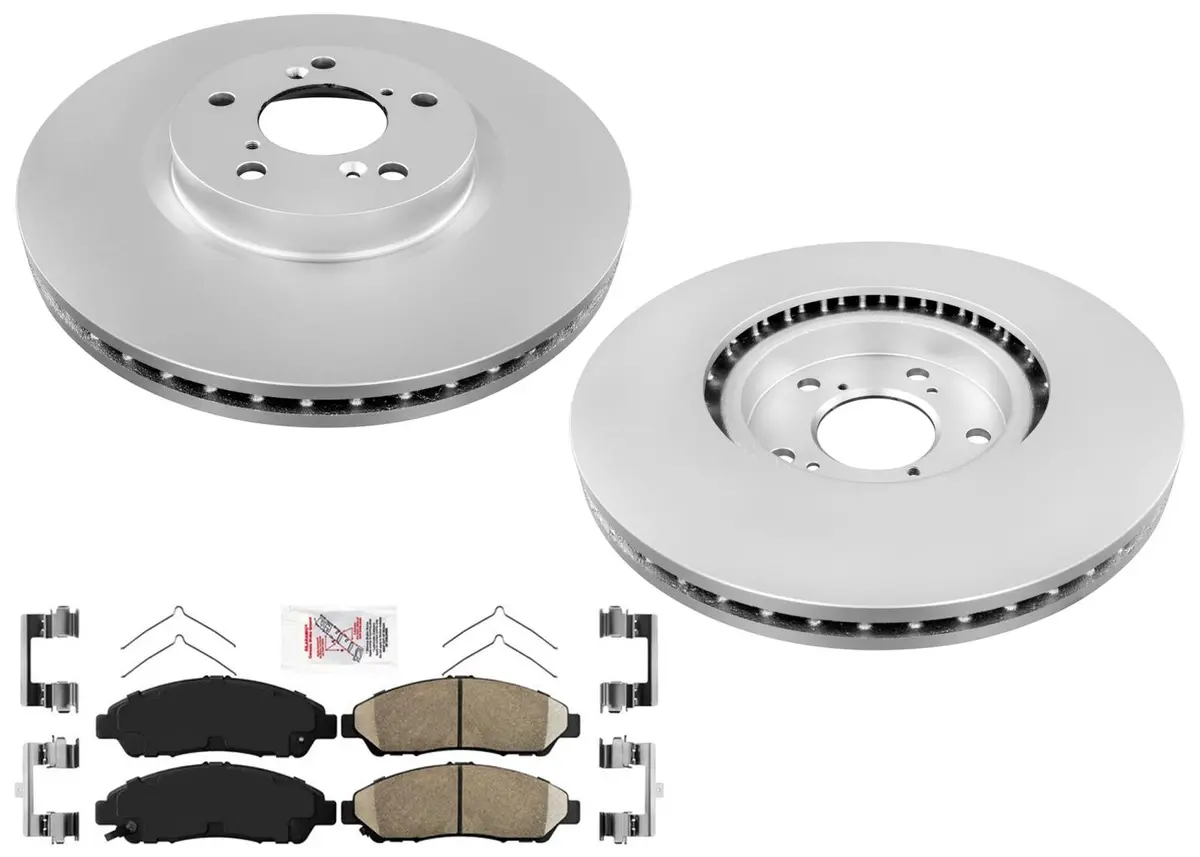 Front Disc Brake Rotors Brake Pads Hardware For Acura Mdx 2007 2010 2011 2013 1