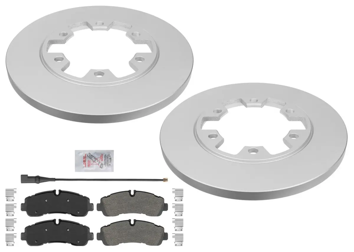 Geo Coated Disc Brake Rotors Pads For Ford Transit 350Hd 6 Bolt 2020 2021 2022 1