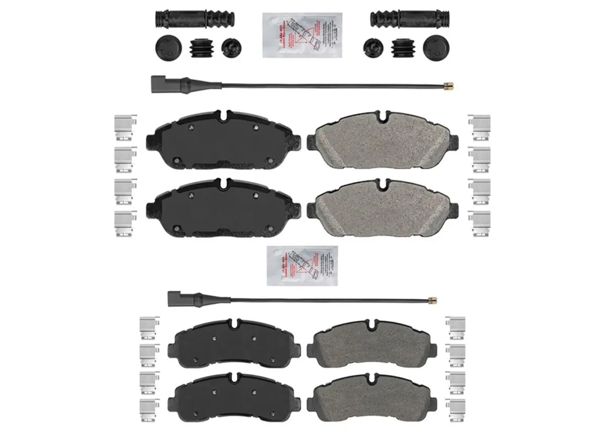 H/D Semi Metallic Disc Brake Pads For Ford Transit 350Hd 6 Bolt 2020 2021 2022 1