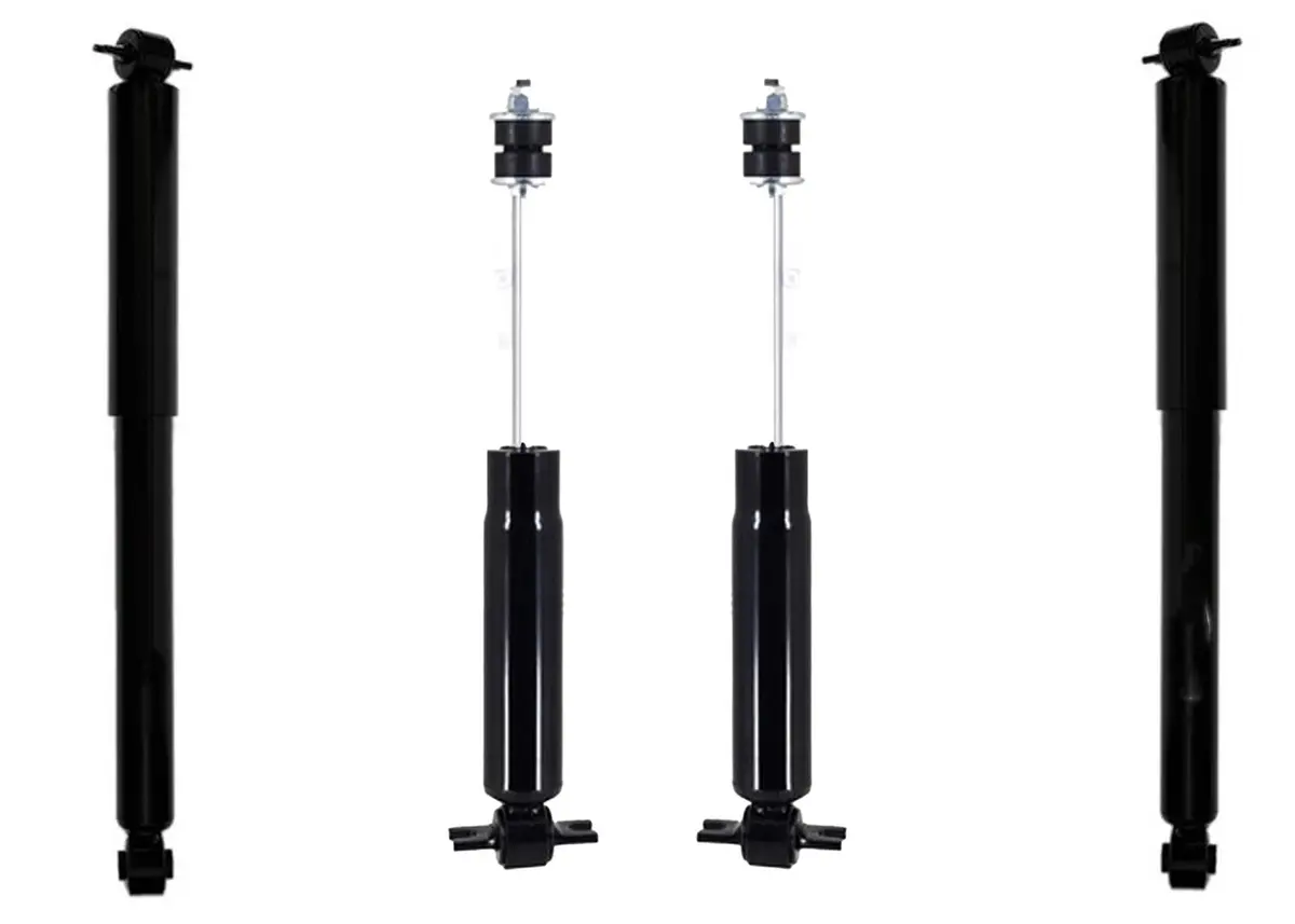 4 Shocks F&R For Chevrolet Express Van 1996 2000 2005 3500 Single Rear Wheel 1