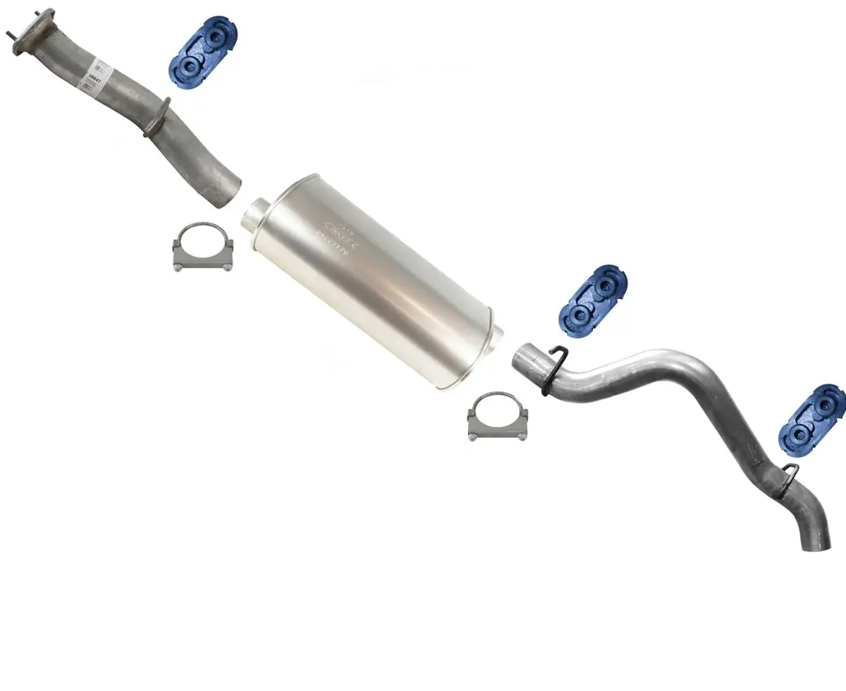 Extension Pipe Muffler & Tail Pipe Assembly For Hummer H2 6.0L 6.2L 2007 2008 1